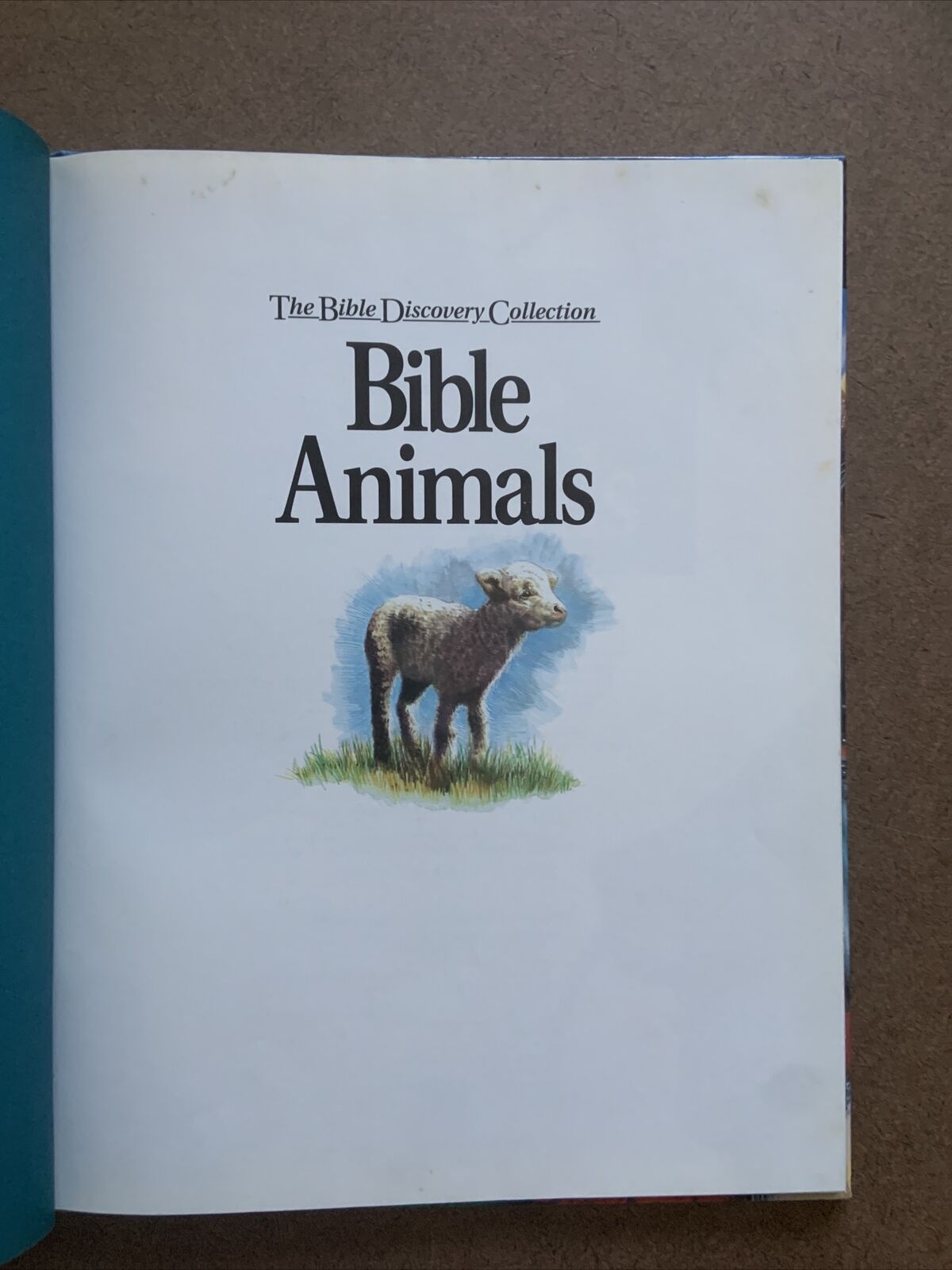 BIBLE ANIMALS The Bible Discovery Collection No 1 by Bruce B Barton HC Book