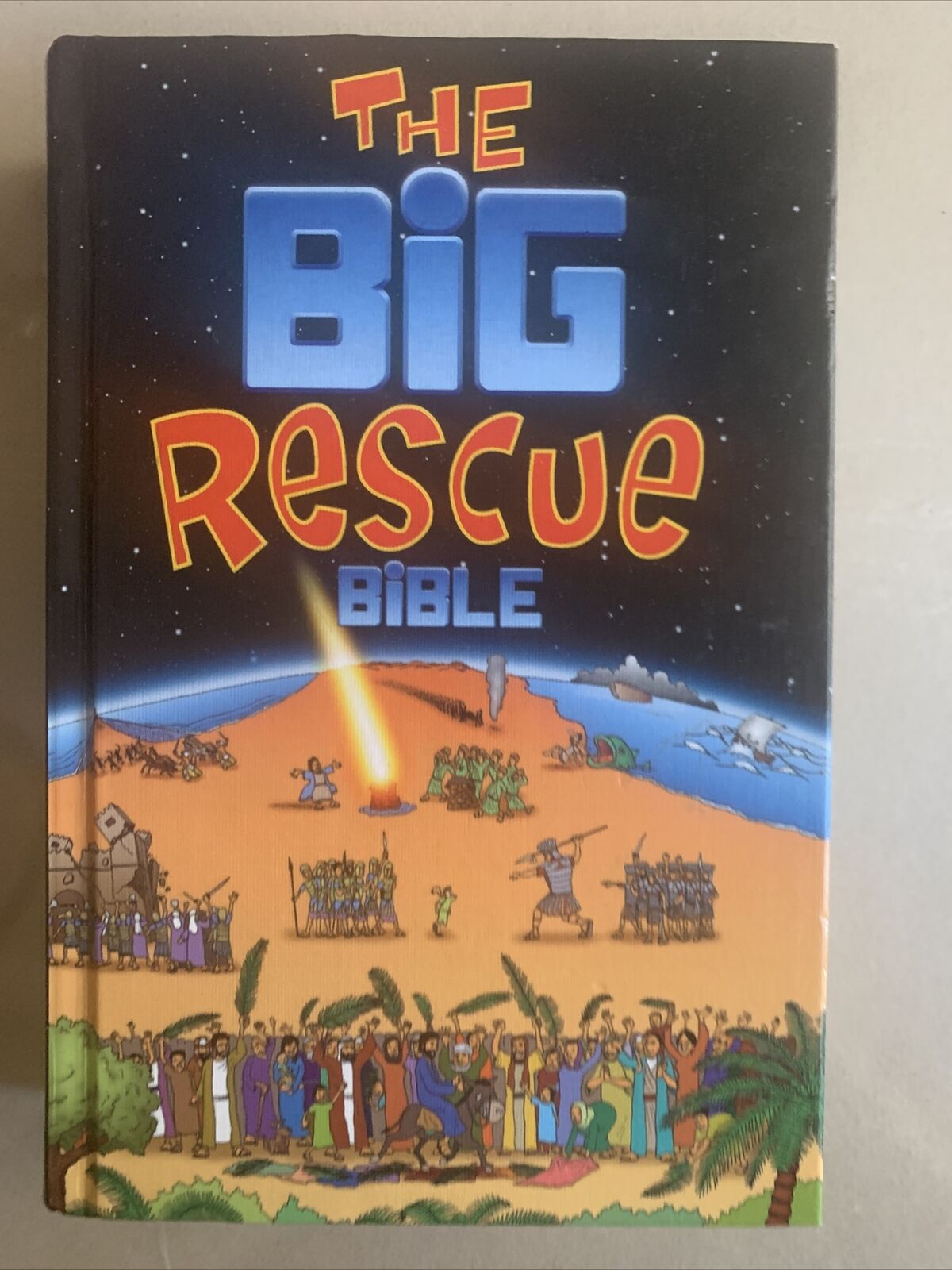 THE BIG RESCUE BIBLE Contemporary English Version Illustrated HC 1642 pages 1995
