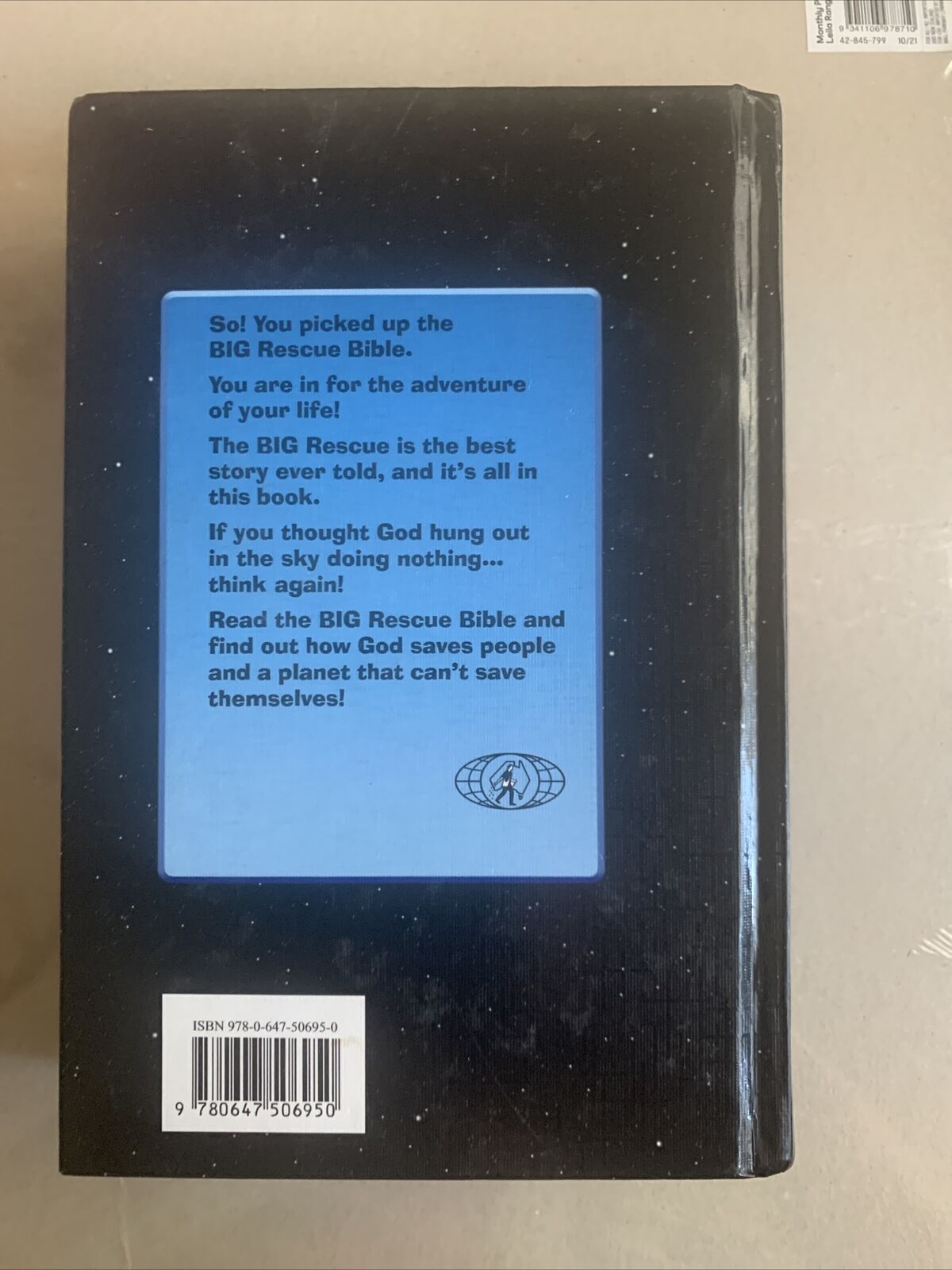 THE BIG RESCUE BIBLE Contemporary English Version Illustrated HC 1642 pages 1995