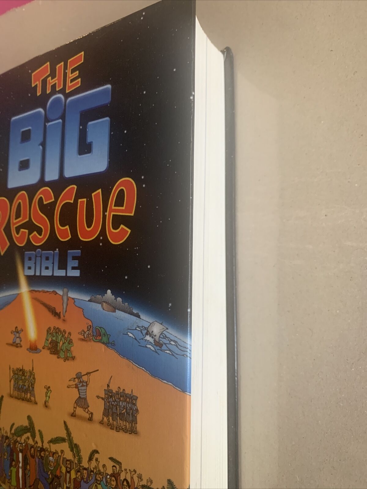 THE BIG RESCUE BIBLE Contemporary English Version Illustrated HC 1642 pages 1995