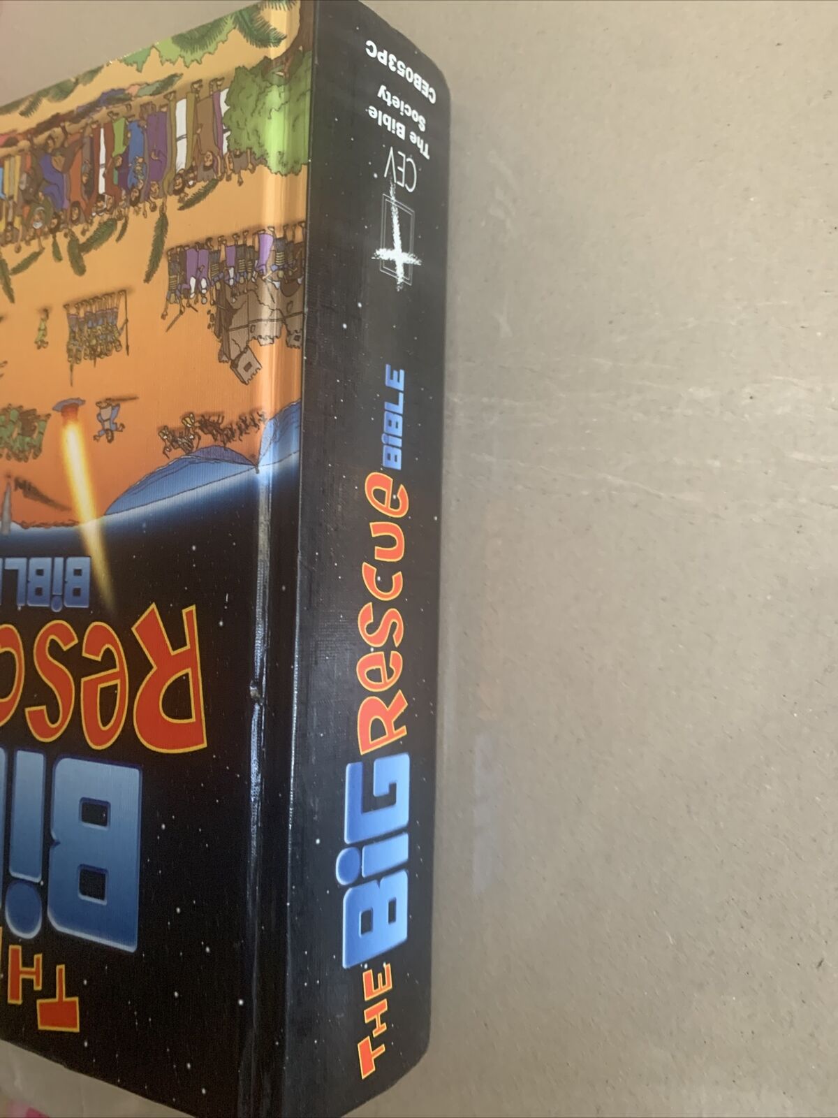 THE BIG RESCUE BIBLE Contemporary English Version Illustrated HC 1642 pages 1995