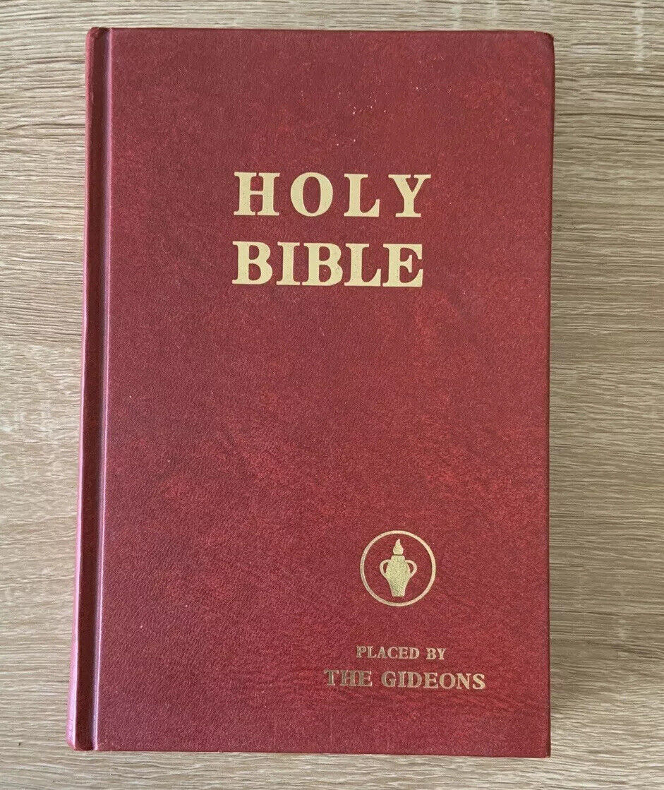 1987 THE HOLY BIBLE GIDEONS OLD NEW TESTAMENTS New King James Version RED HC