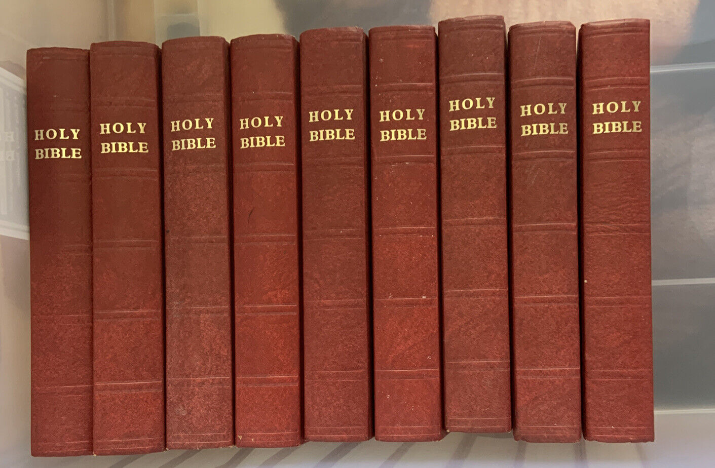 1987 THE HOLY BIBLE GIDEONS OLD NEW TESTAMENTS New King James Version RED HC
