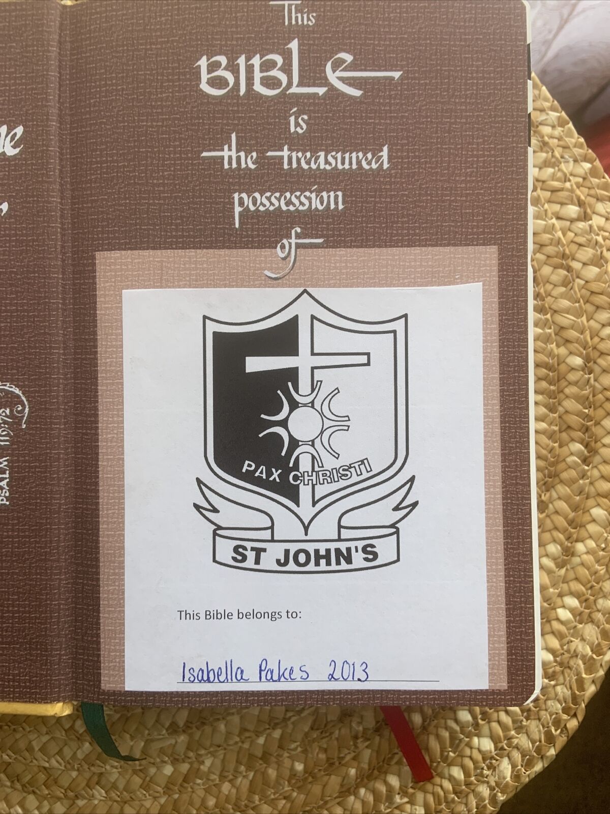 THE NEW COMMUNITY BIBLE Catholic Edition HC 2012 Fine Paper 2 Ribbons Beautiful