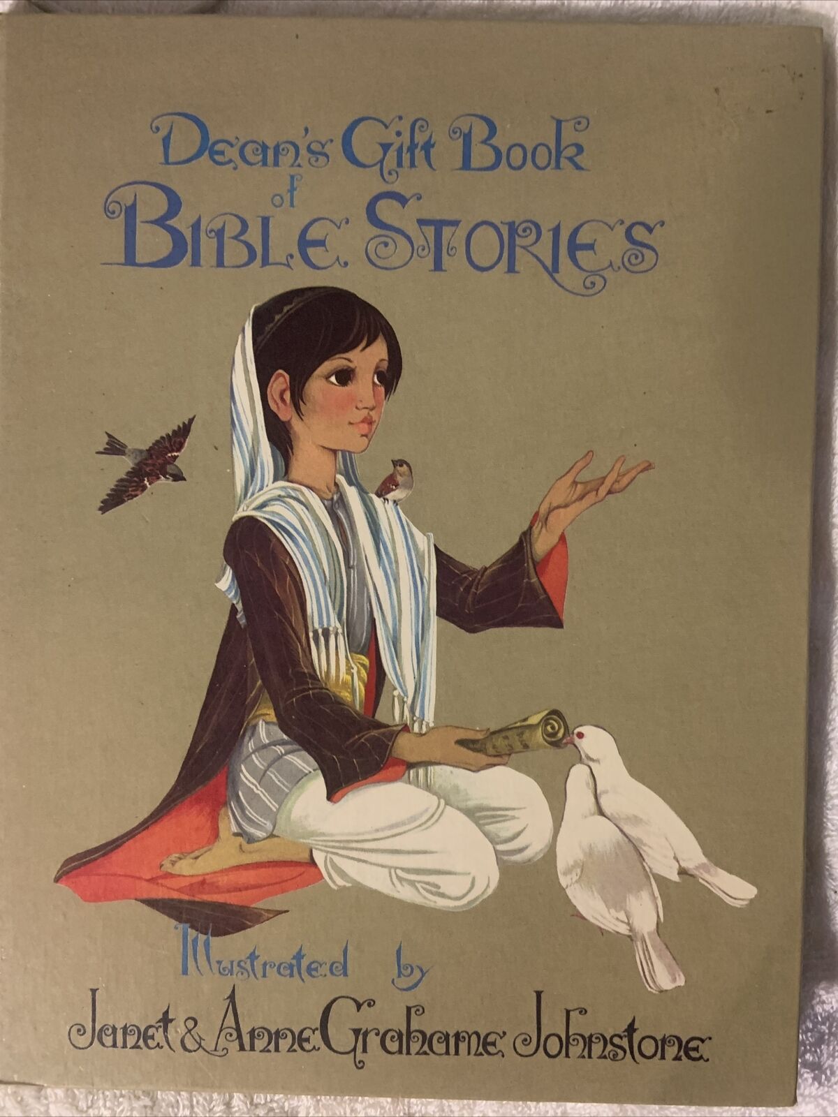 DEANS GIFT BOOK of BIBLE STORIES by Janet & Anne Grahame Johnstone 1974 HC