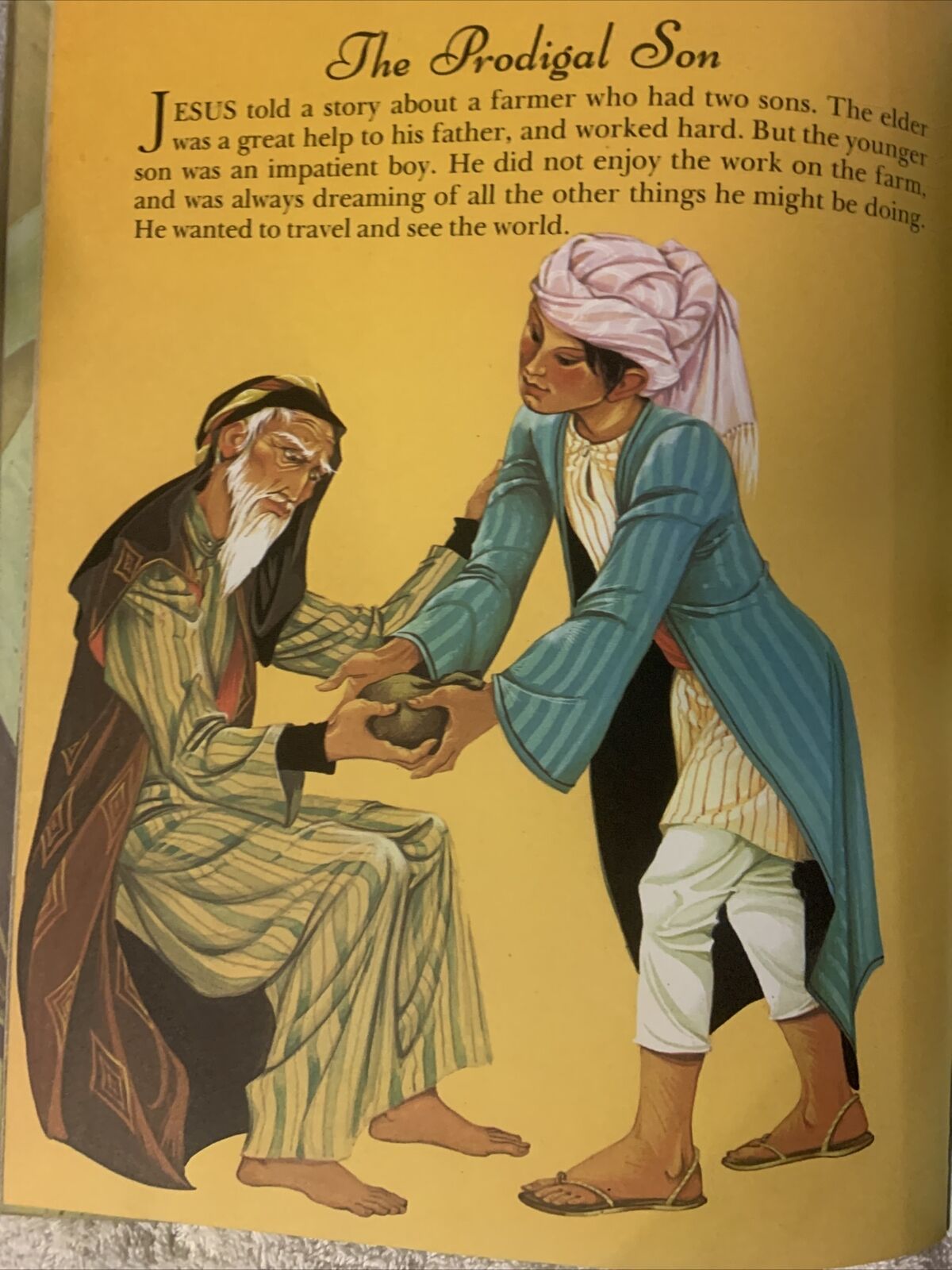 DEANS GIFT BOOK of BIBLE STORIES by Janet & Anne Grahame Johnstone 1974 HC