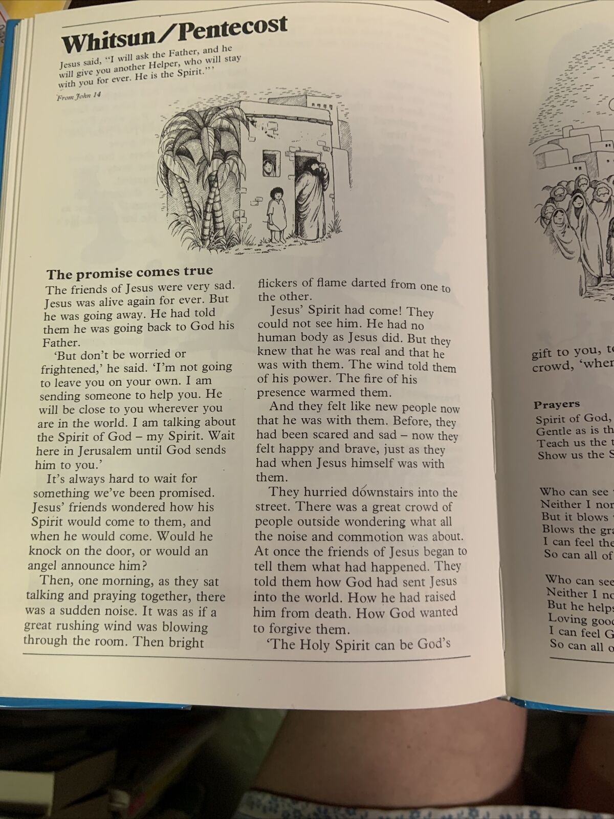 THE LION BOOK of BIBLE Stories Prayers Mary Batchelor Kids Picture Book 1980 HC