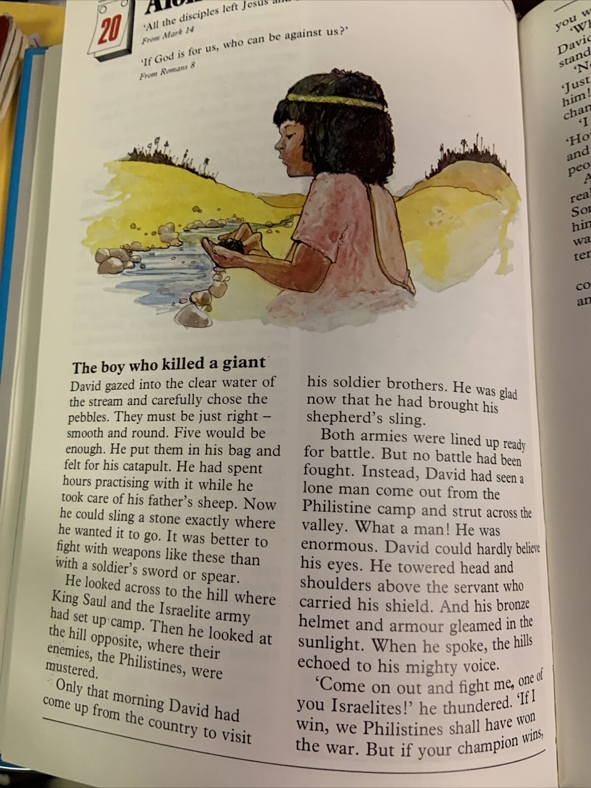 THE LION BOOK of BIBLE Stories Prayers Mary Batchelor Kids Picture Book 1980 HC