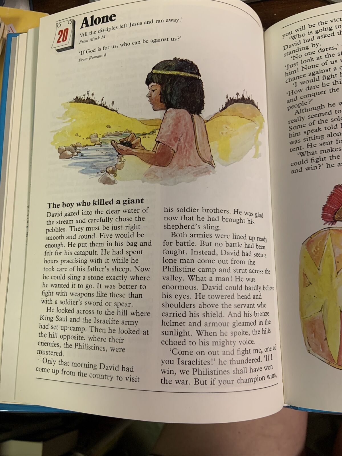 THE LION BOOK of BIBLE Stories Prayers Mary Batchelor Kids Picture Book 1980 HC