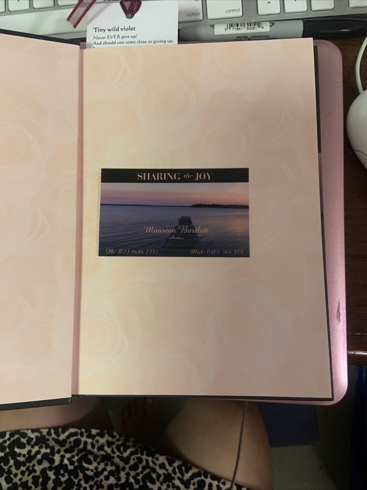 SHARING THE JOY Maureen Bartlett Christian Faith Prayers Poems Bible Study