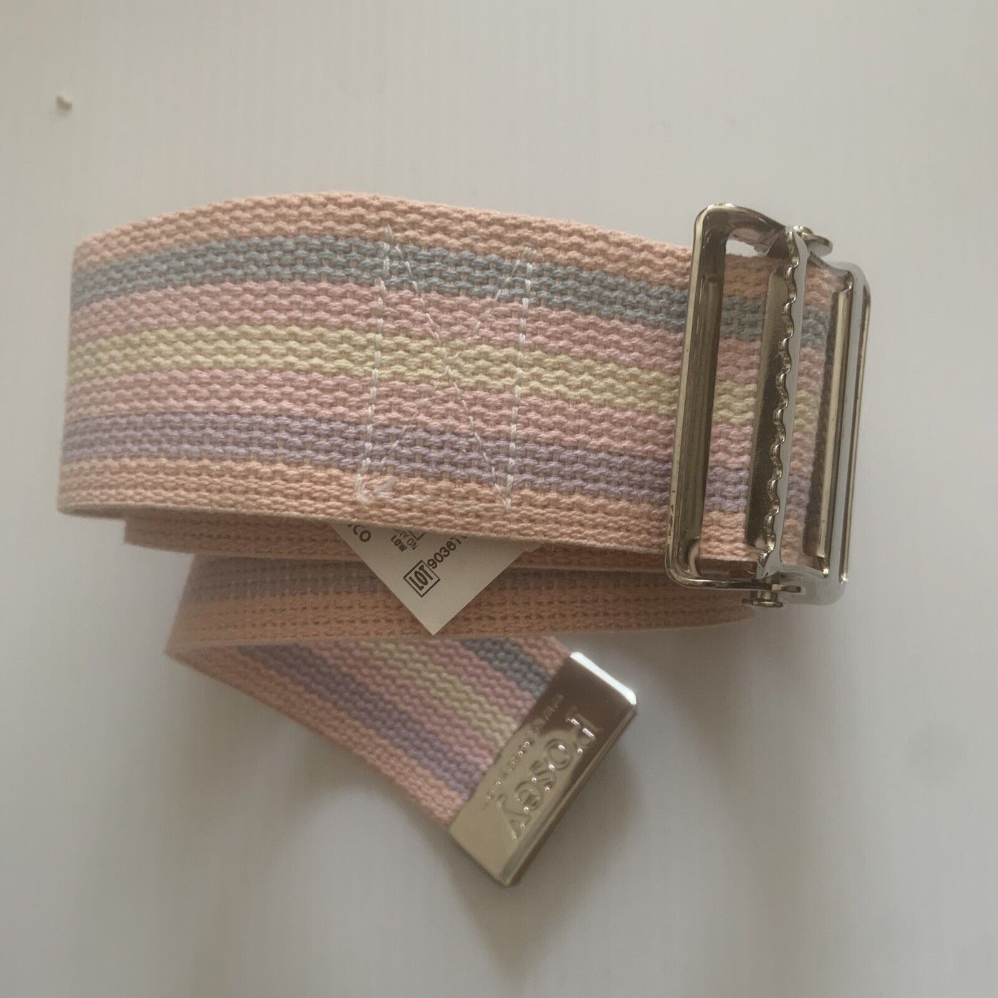New POSEY 6531 130cm White Pink Blue Gait Belt Transfer Assist Cotton Web No Pkg