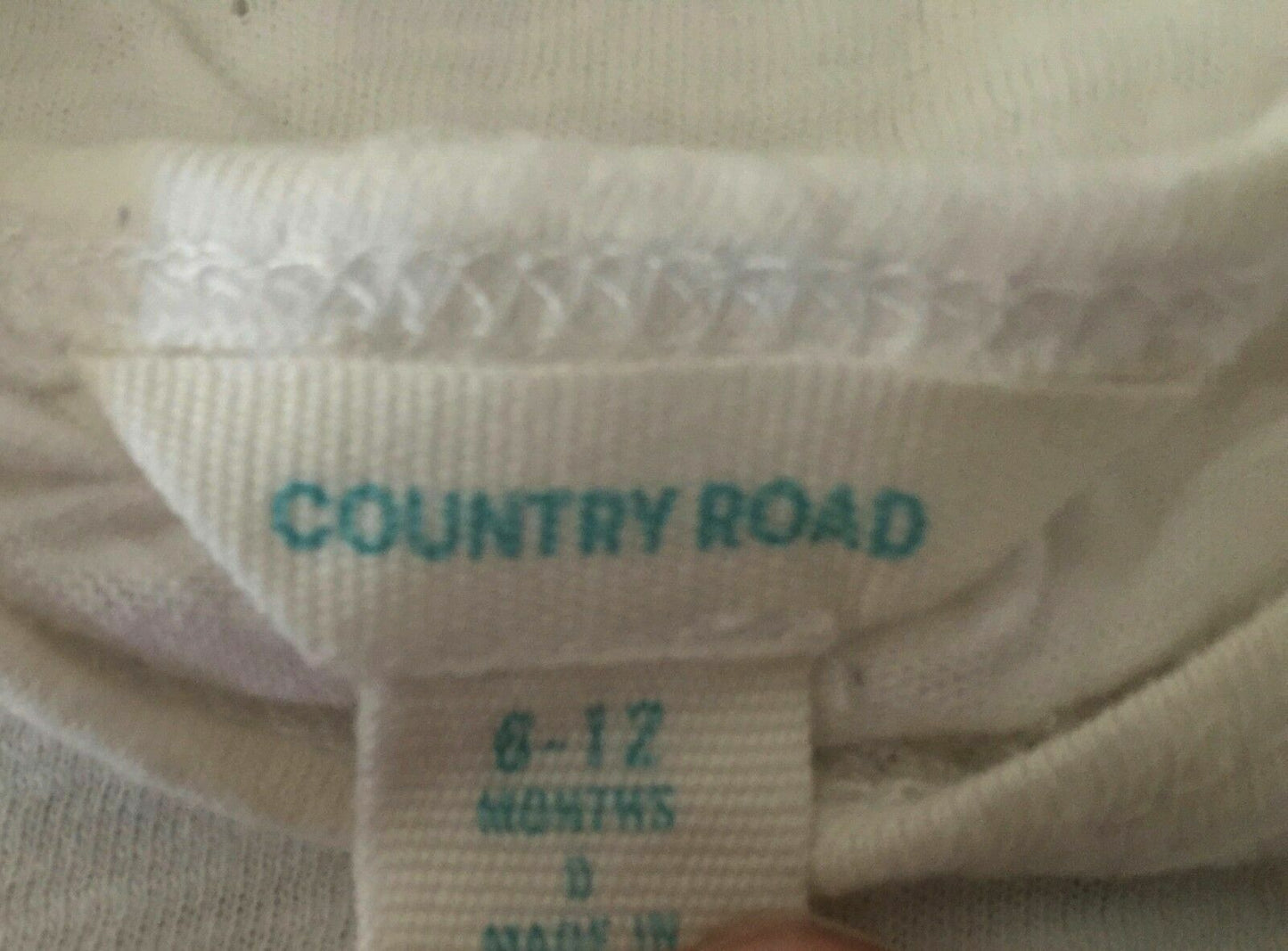 Baby COUNTRY ROAD 2 Piece Set Blue & White Top & Pants Size 6 12 monthsGorgeous