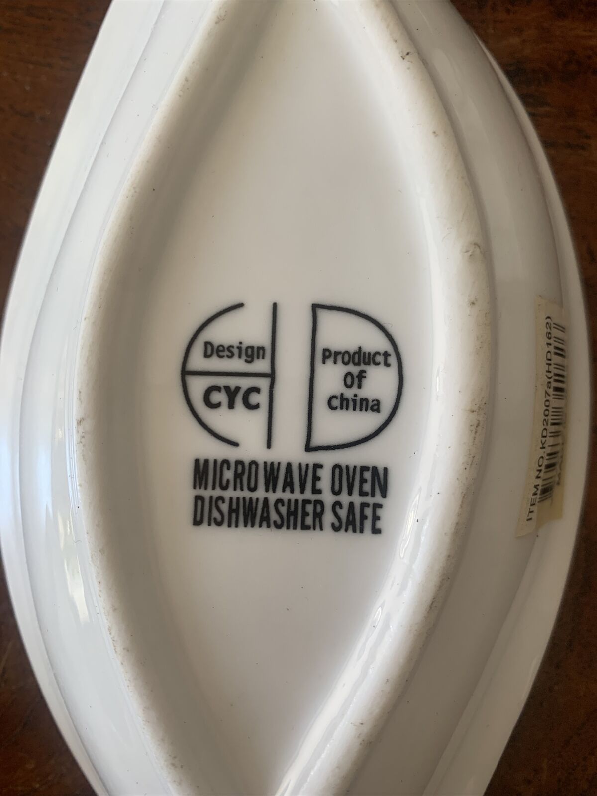 New LEAF NESTING BOWLS 2x 20cm| 15cm Design CYC CHINA WAVE  Curved