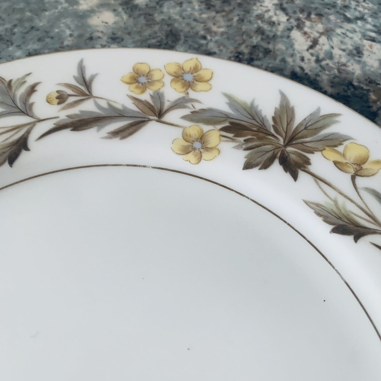 2x NORITAKE CHINA Lorraine 5320 SALAD Entree 23cm DINNER PLATE Japan