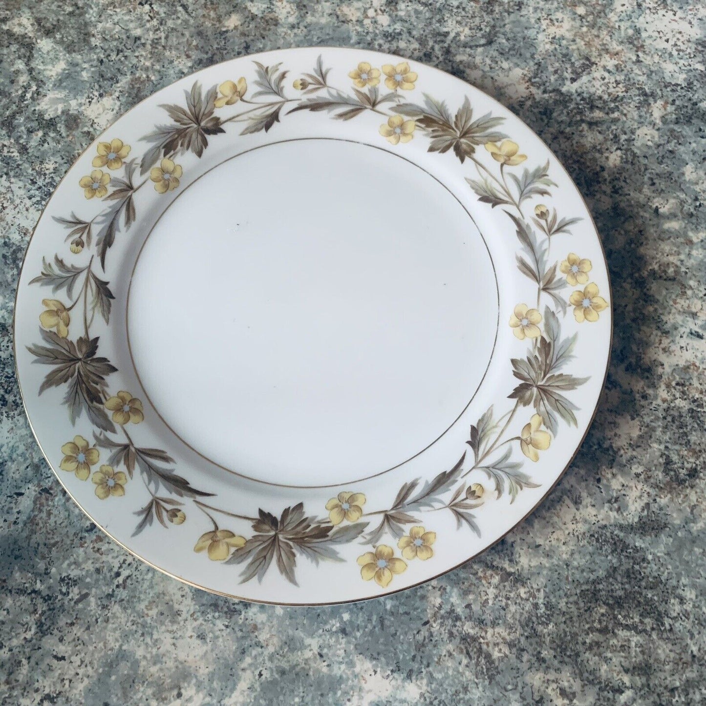2x NORITAKE CHINA Lorraine 5320 SALAD Entree 23cm DINNER PLATE Japan
