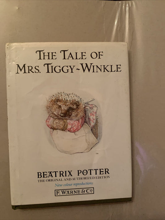 Mini HC BEATRIX POTTER " The Tale Of  Mrs Tiggy  Winkle " 1987 F Warne & Co