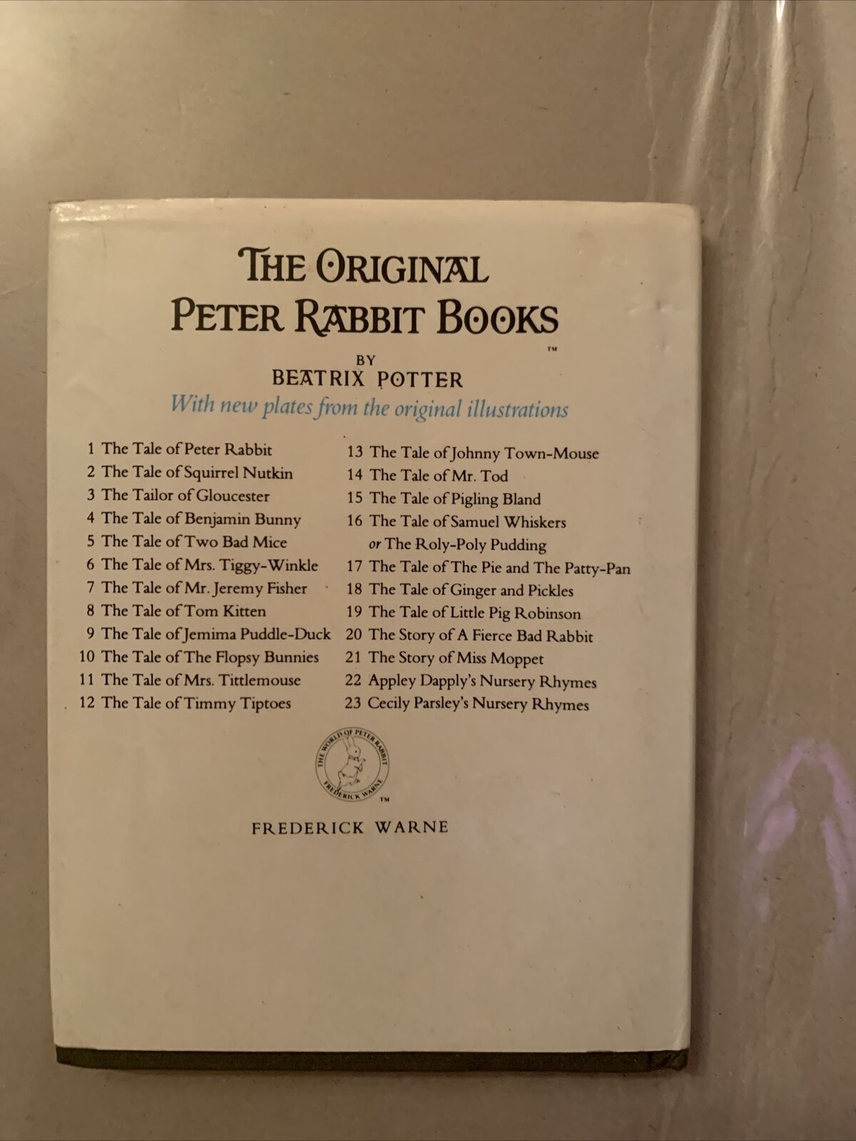 Mini HC BEATRIX POTTER " The Tale Of  Mrs Tiggy  Winkle " 1987 F Warne & Co