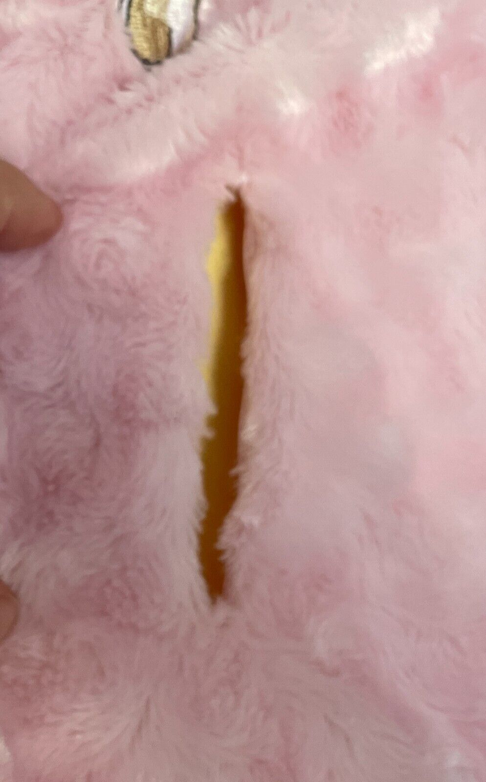 PETER RABBIT  Cape With Hoody & Ears Pink Soft Faux Fur Button Front Size 0