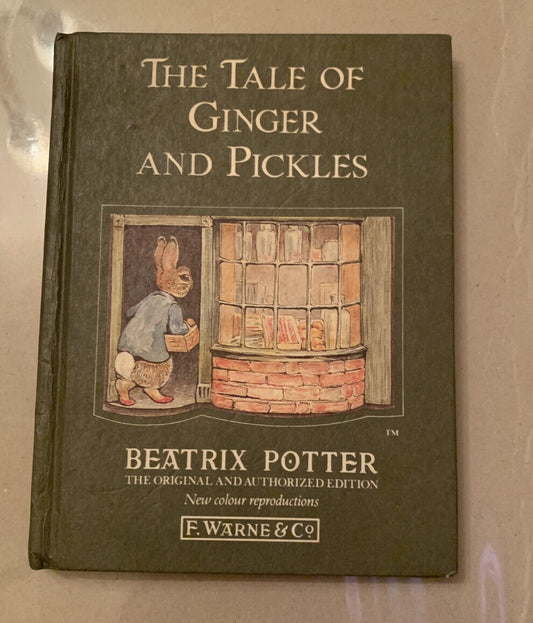 Mini HC BEATRIX POTTER " THE TALE OF GINGER AND PICKLES " 1987 F Warne & Co