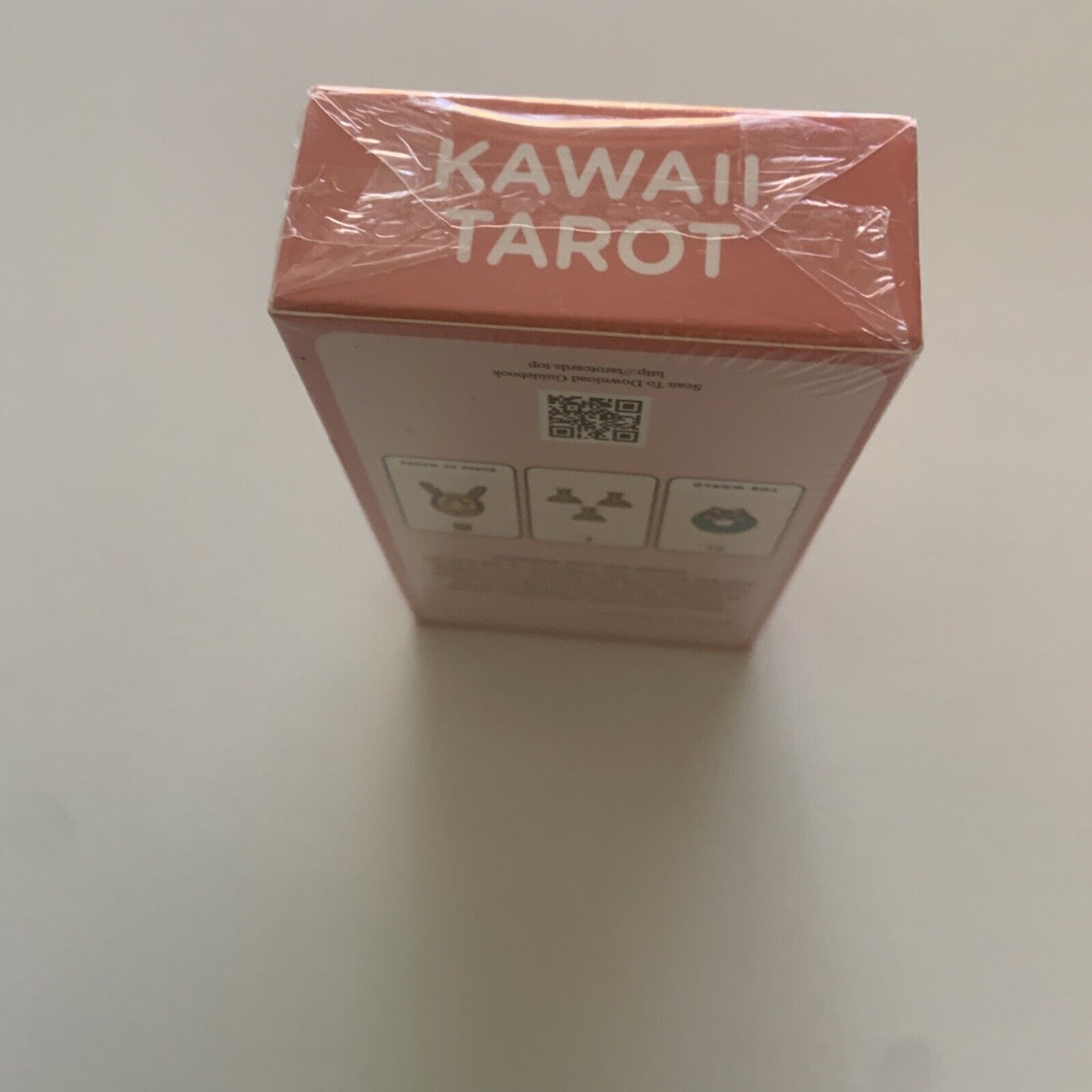 New TAROT Cards KAWAII 78 Deck Sealed Box Scan QR to Download Guide
