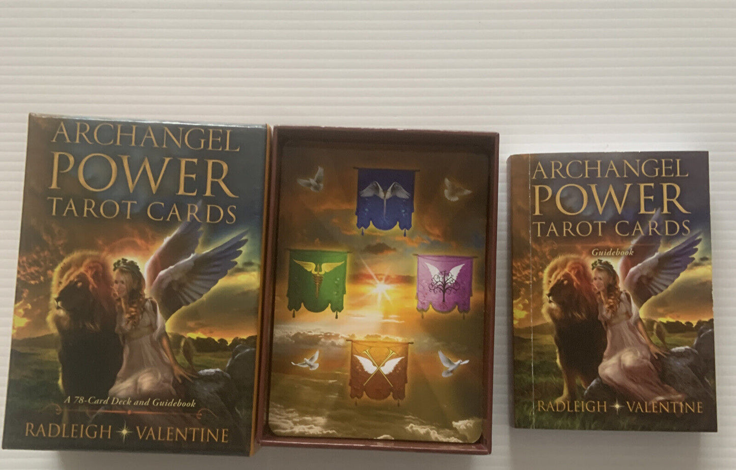 TAROT Cards Archangel Power 78 Card Deck & Guidebook Hay House Radleigh Valentin