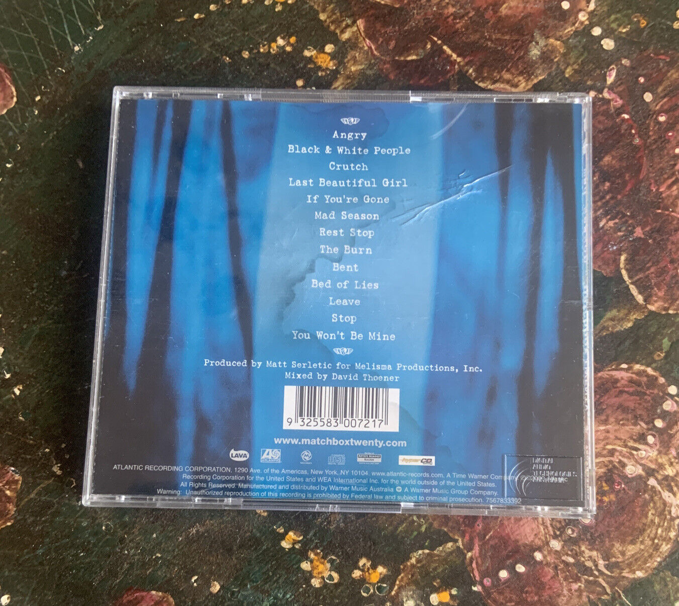 CD MATCHBOX 20 Mad Season Audio Music Album Twenty Hit Single BENT