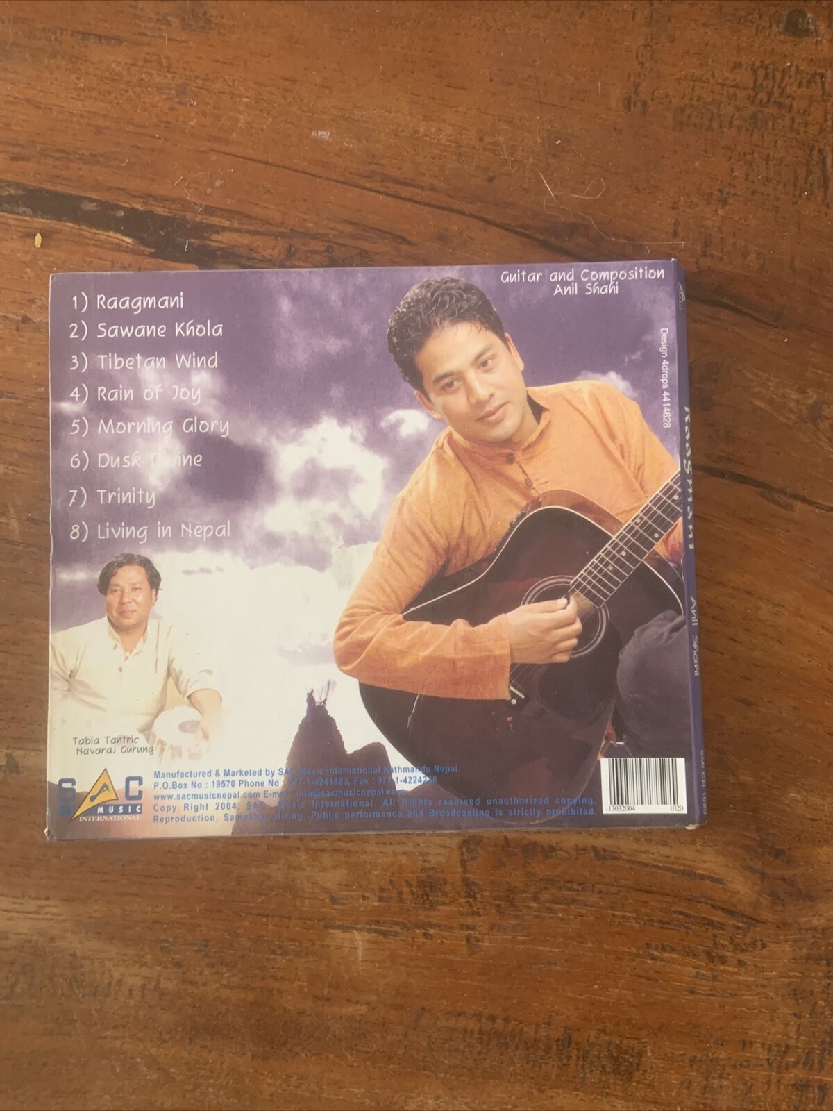 CD ANIL SHAHI RAAGMANI 2004 Nepal Folk World & Country Music Album Rare