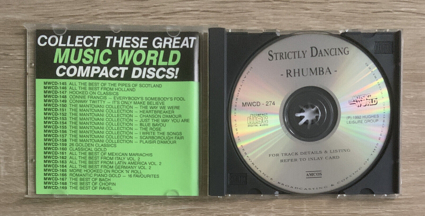 CD Strictly Dancing RHUMBA 1992 Music Compilation Strict Tempo Dances Ballroom