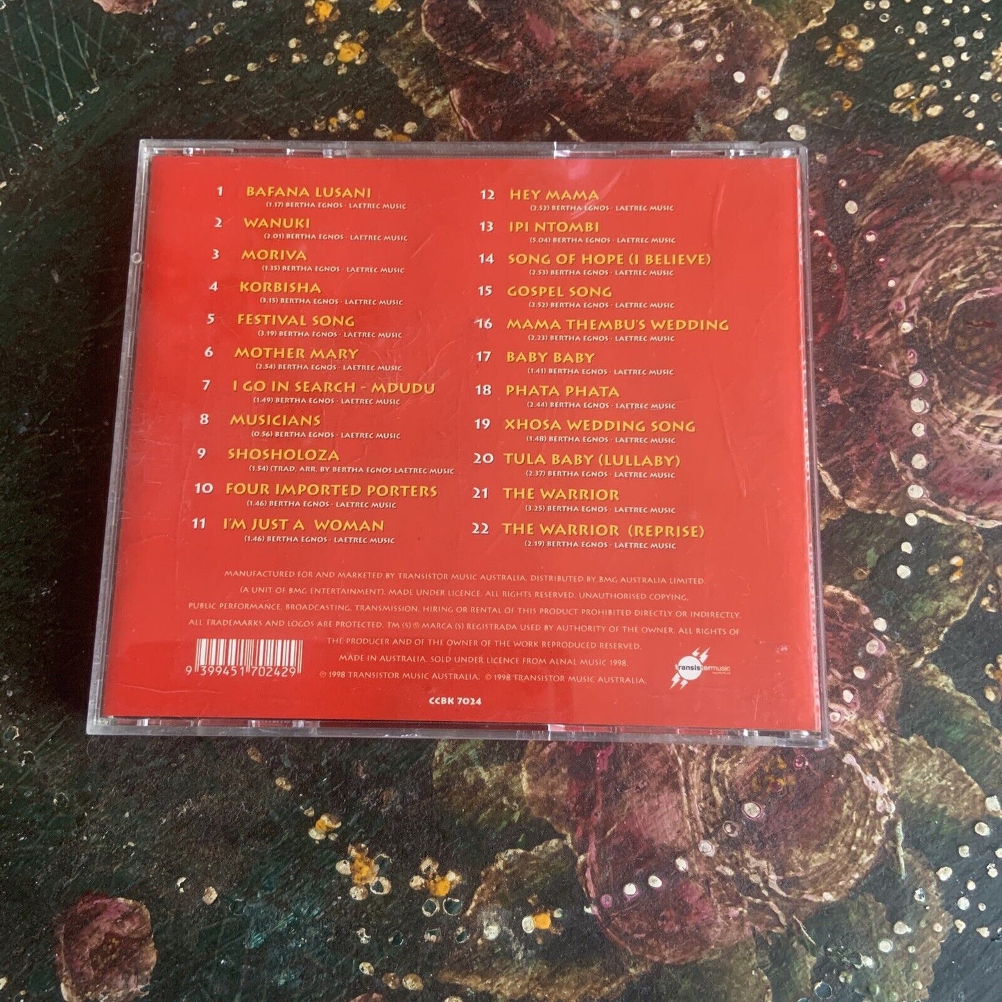 CD IPI NTOMBI Cast Bertha Egnos & Gail Lakier's African Music Audio Album