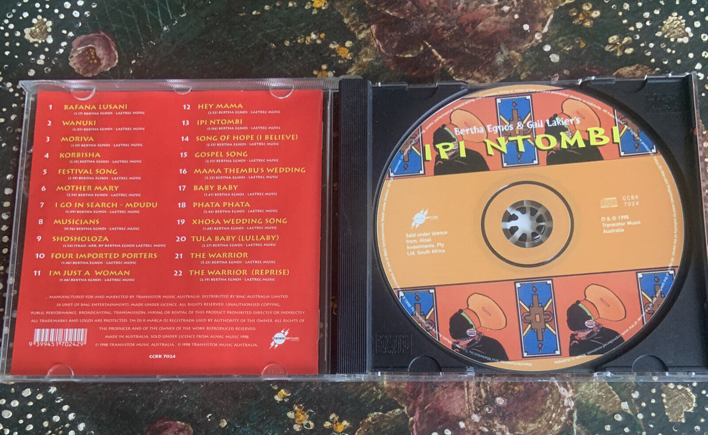 CD IPI NTOMBI Cast Bertha Egnos & Gail Lakier's African Music Audio Album