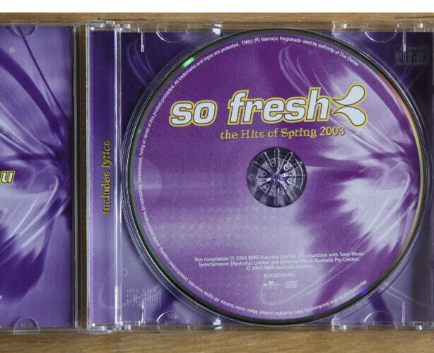 CD SO FRESH The Hits Of Spring 2003 Ja Rule 50 Cent Blu Cantrell Music Album