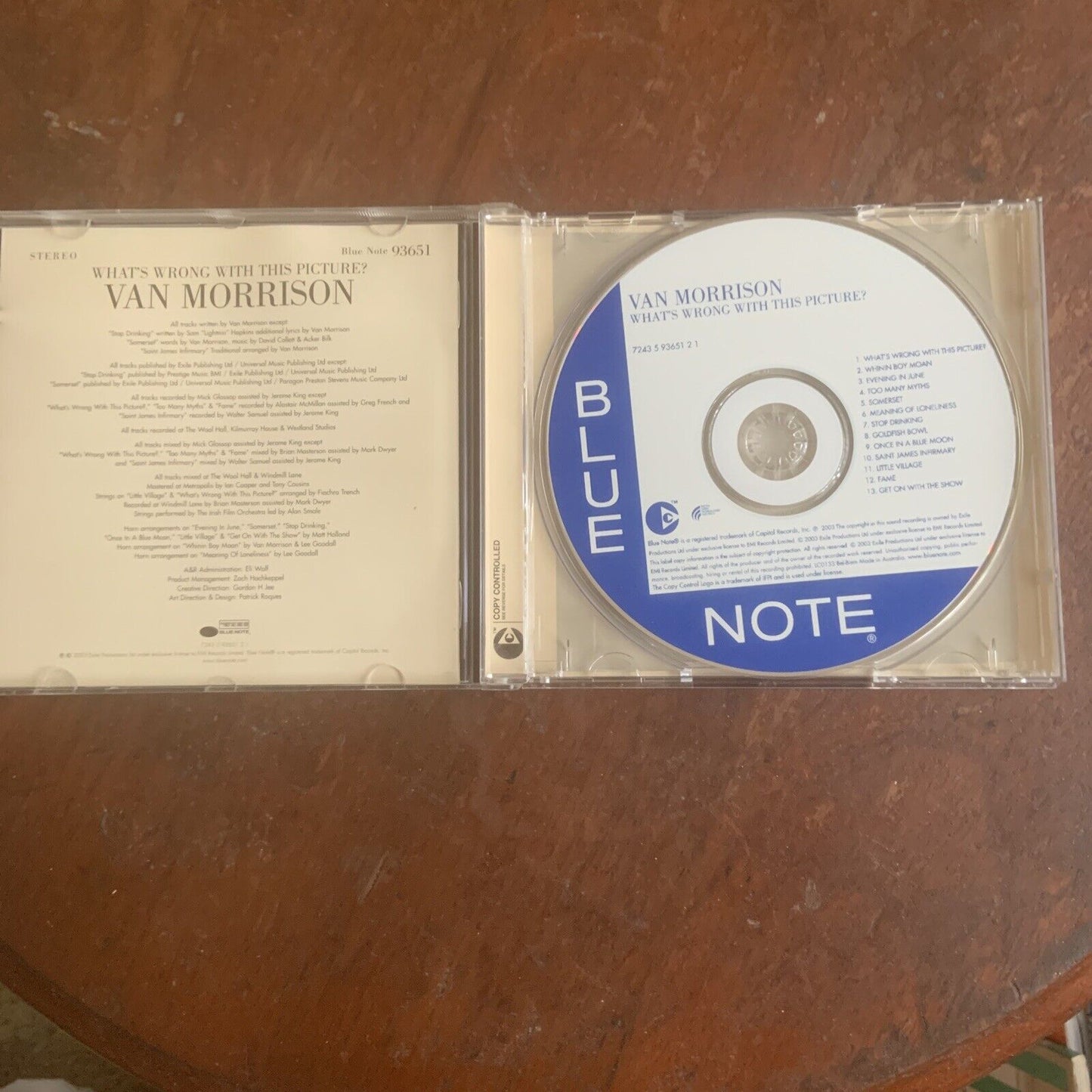CD VAN MORRISON What's Wrong With This Picture?  Audio Music Album 2003