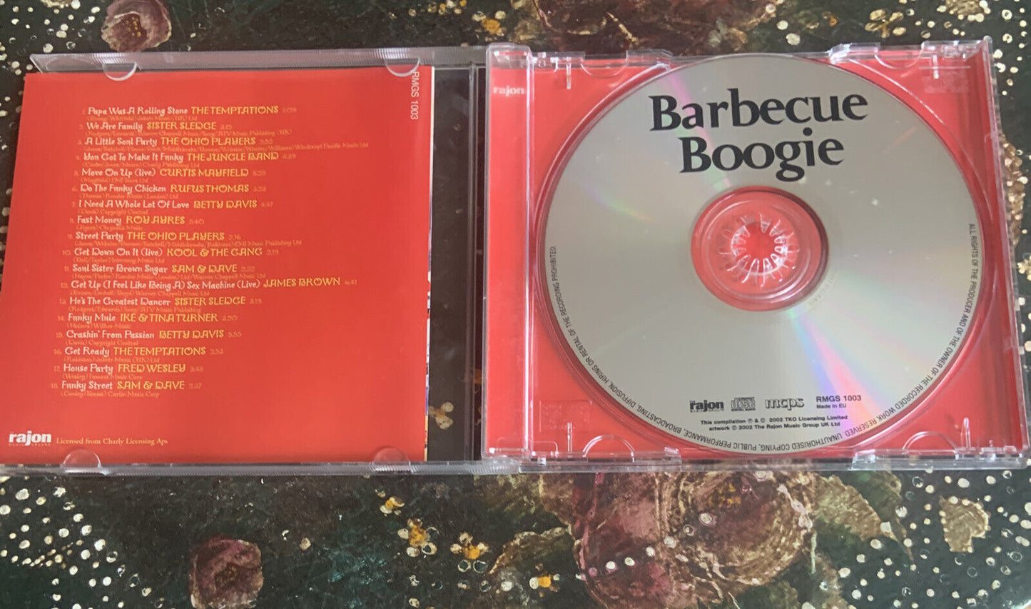 CD BARBECUE BOOGIE Various Artists 2002 Audio Music Album Cleaned Disc