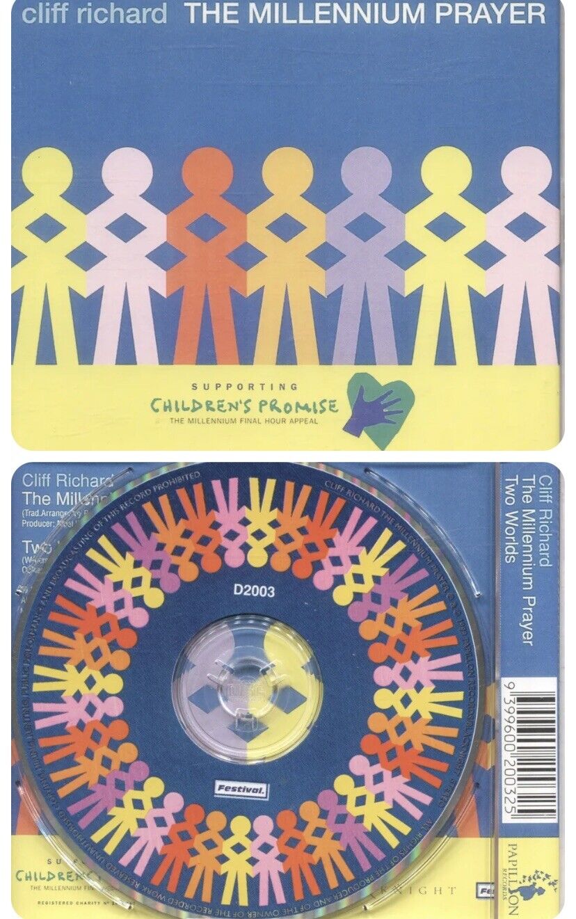 CD Single CLIFF RICHARD The Millennium Prayer 1999 Audio Music