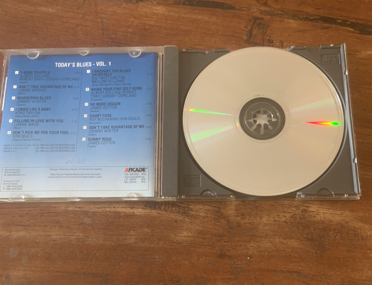 CD Various TODAYS BLUES Volume 1 Music Album 1986 Robert Cray James Cotton