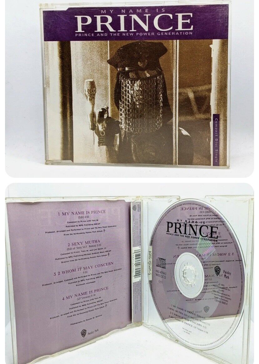 CD Single PRINCE & The NEW POWER GENERATION My Name Is Prince  4 x Tracks 1992