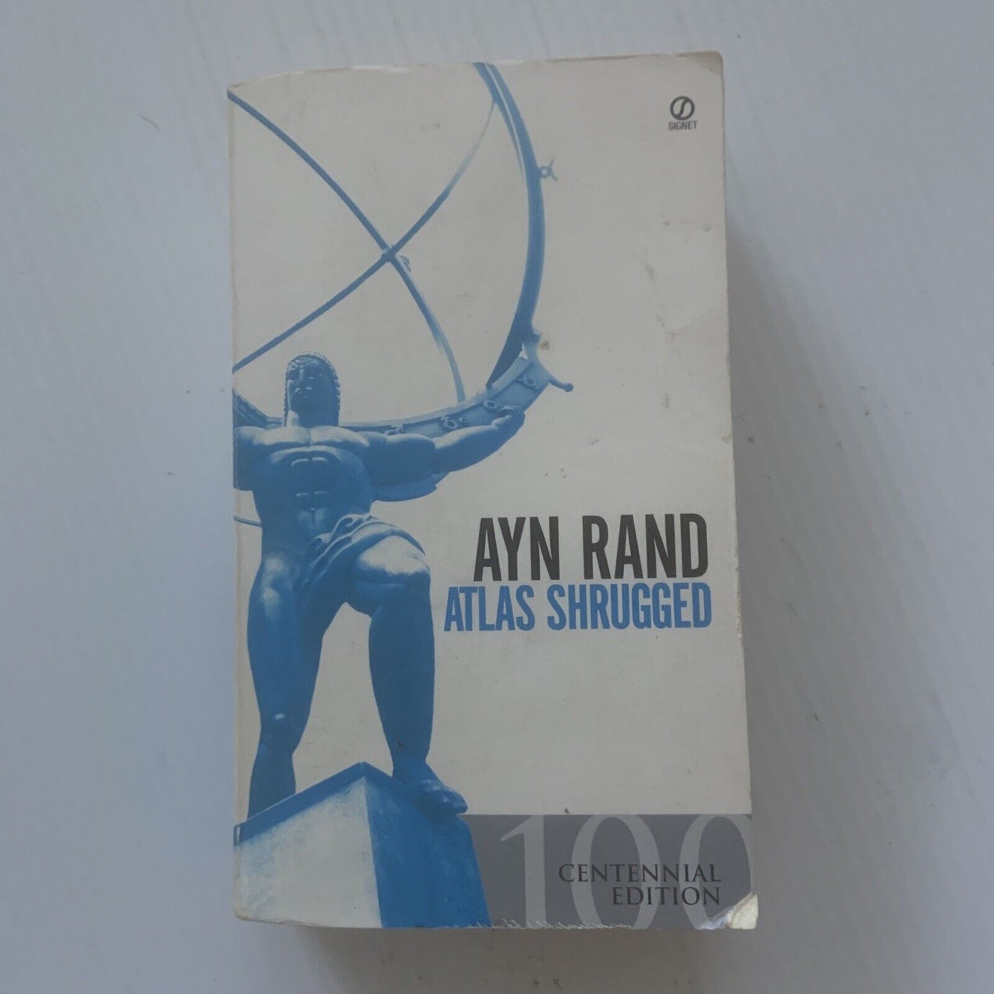 ATLAS Ayn Rand Atlas Shrugged Centennial Edition Small Thick PB