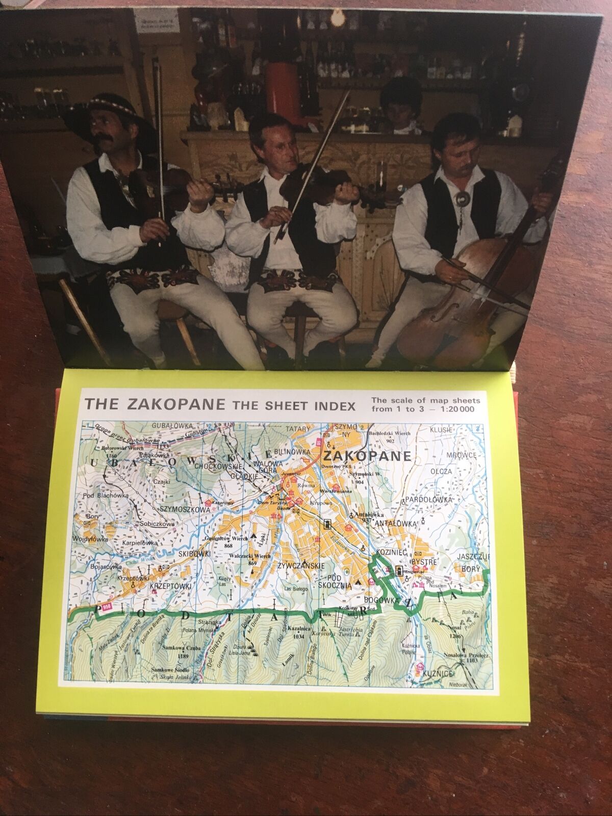 The Pocket ATLAS Of Tatra Mountains Poland 1997 Zakopane Maps