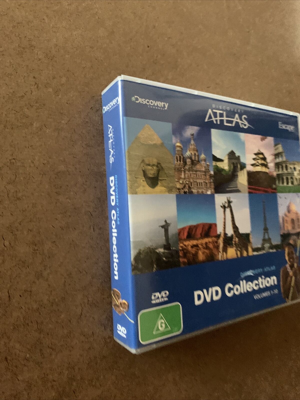 ESCAPE Discovery Atlas DVD Collection Vol 1 - 10 Disc Set R4 Nature Travel Case