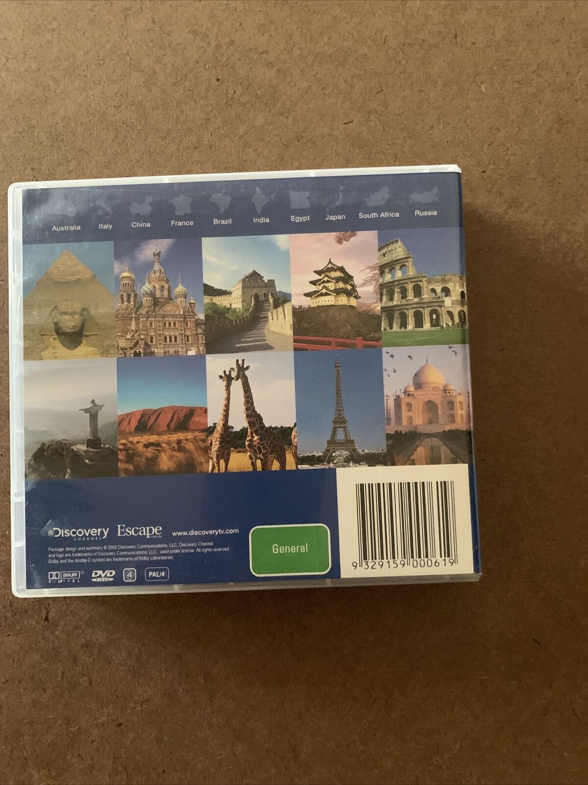 ESCAPE Discovery Atlas DVD Collection Vol 1 - 10 Disc Set R4 Nature Travel Case