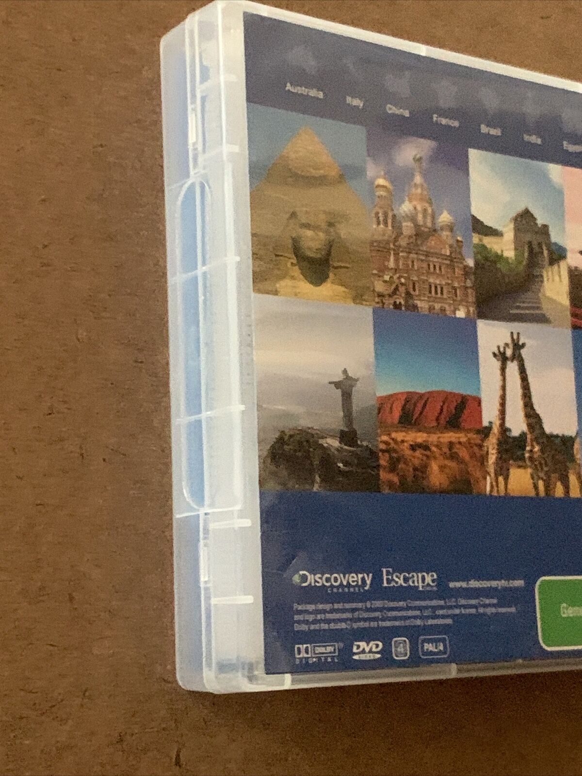 ESCAPE Discovery Atlas DVD Collection Vol 1 - 10 Disc Set R4 Nature Travel Case