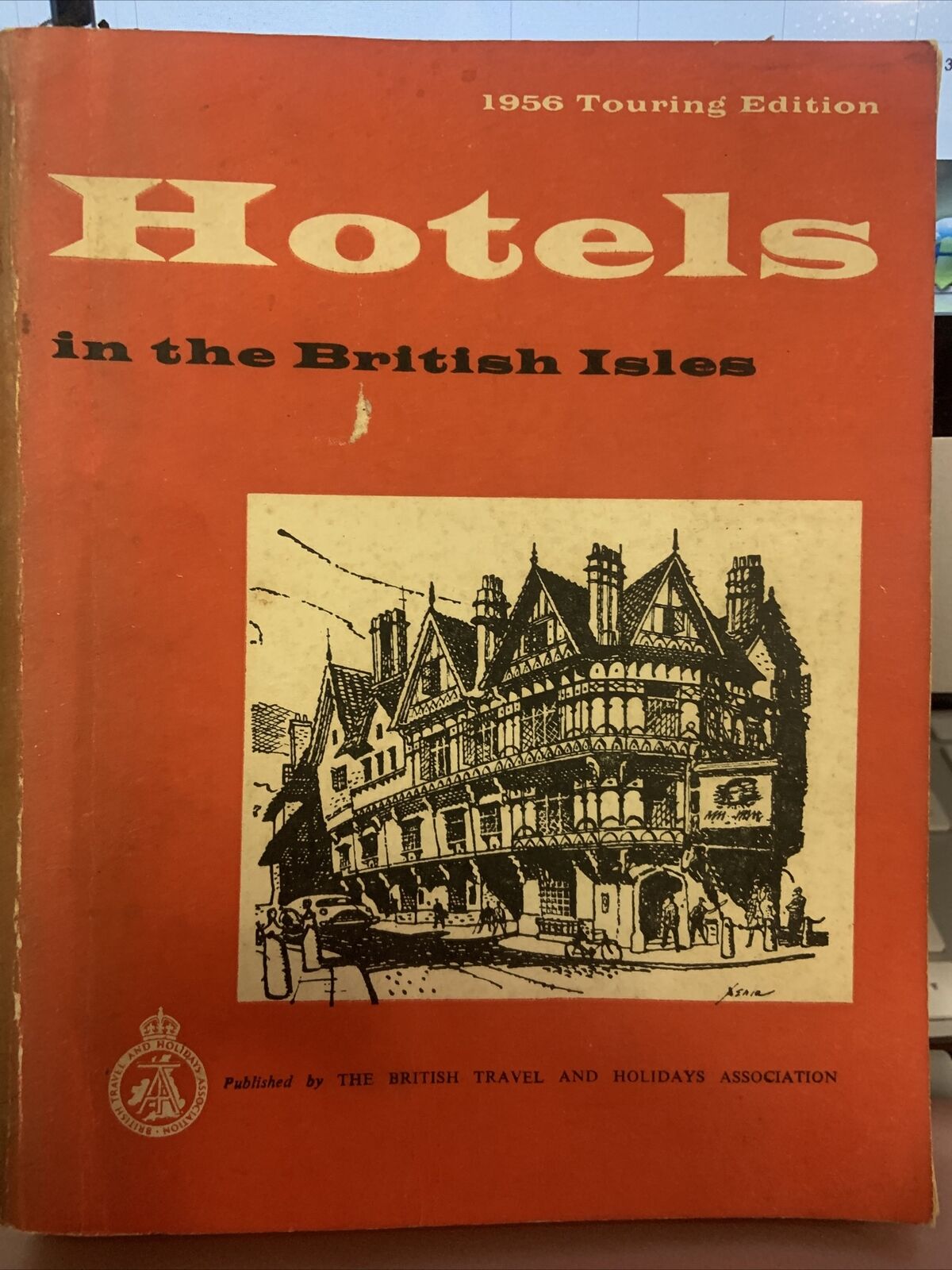 Vintage HOTELS IN THE BRITISH ISLES 1956 Touring Edition PB 368 Page Colour Maps