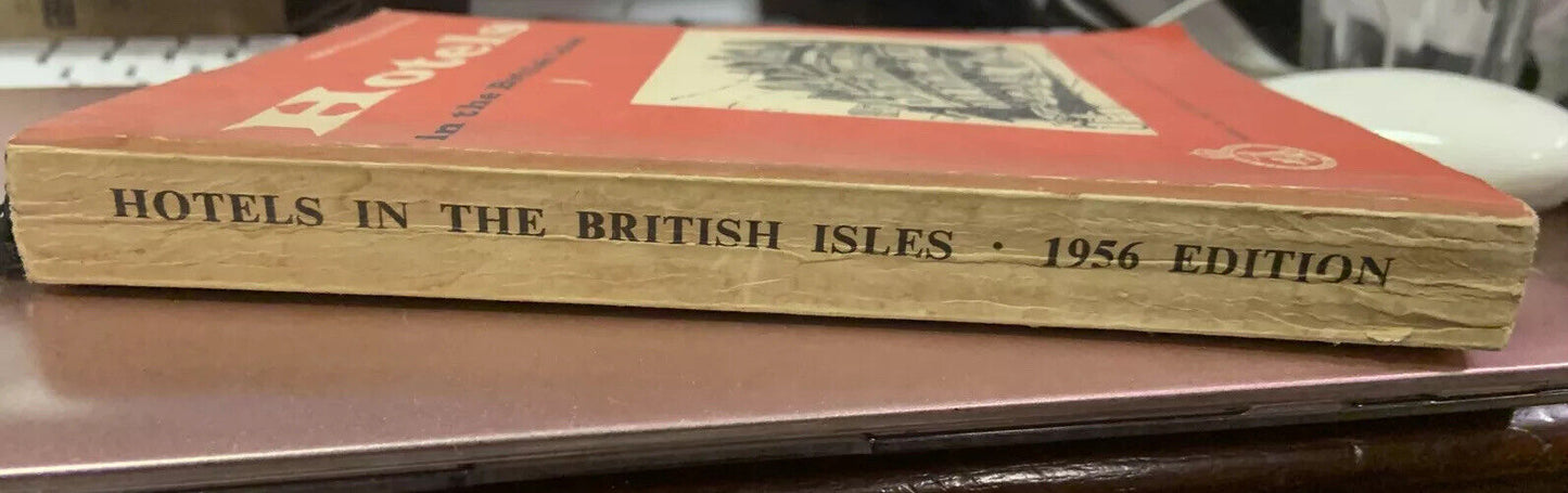 Vintage HOTELS IN THE BRITISH ISLES 1956 Touring Edition PB 368 Page Colour Maps