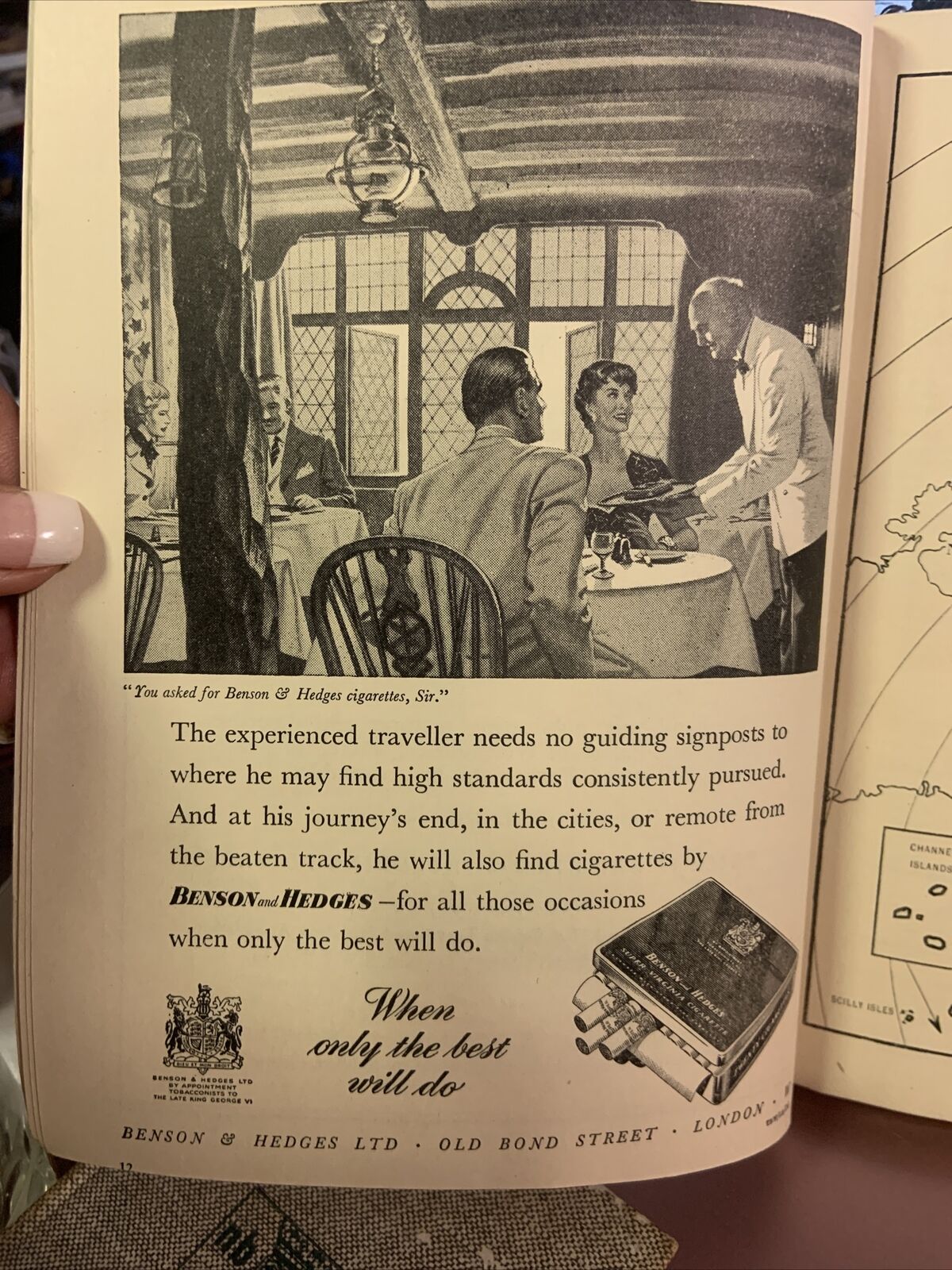 Vintage HOTELS IN THE BRITISH ISLES 1956 Touring Edition PB 368 Page Colour Maps