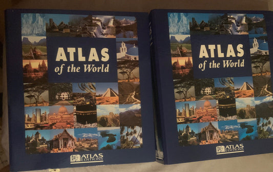 ATLAS OF THE WORLD 2 Binders 16 Chapter Fact Files Folder ORBIS Maps