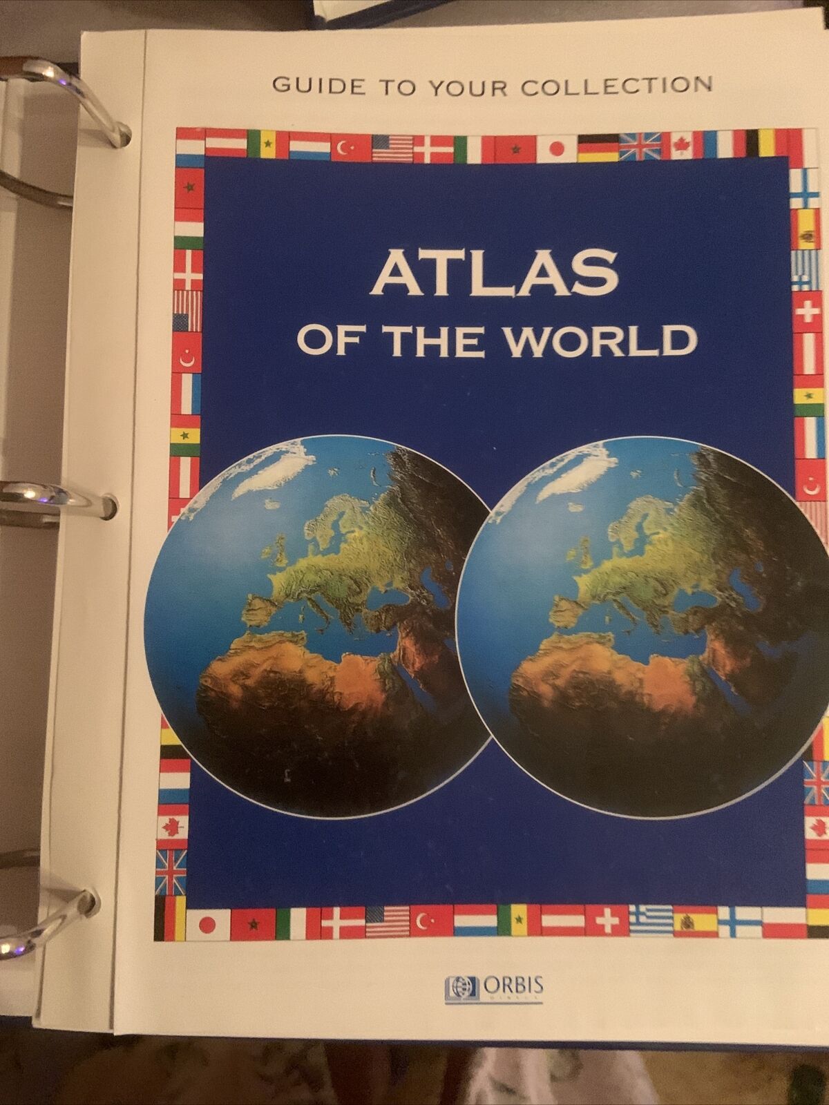 ATLAS OF THE WORLD 2 Binders 16 Chapter Fact Files Folder ORBIS Maps