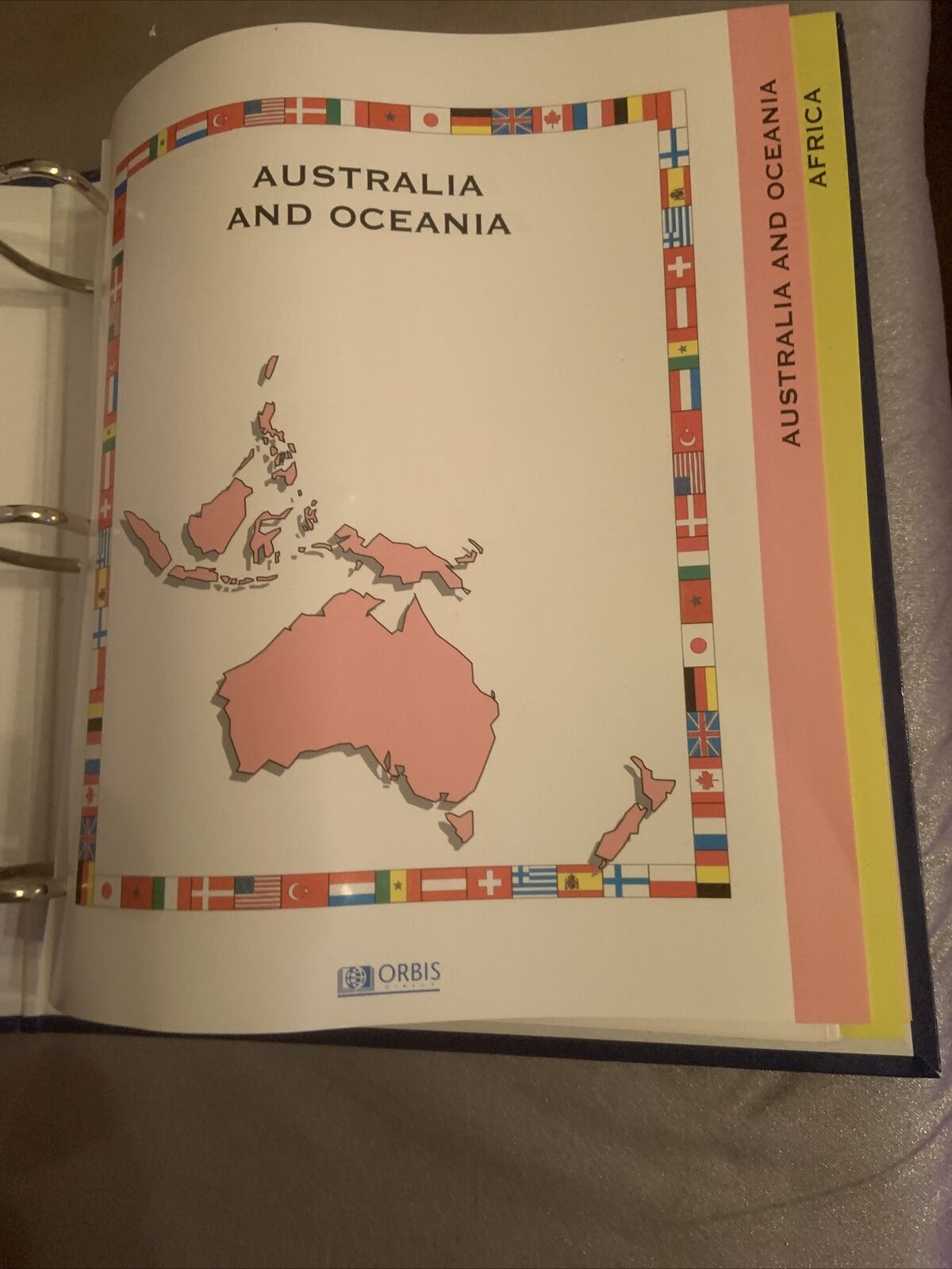 ATLAS OF THE WORLD 2 Binders 16 Chapter Fact Files Folder ORBIS Maps