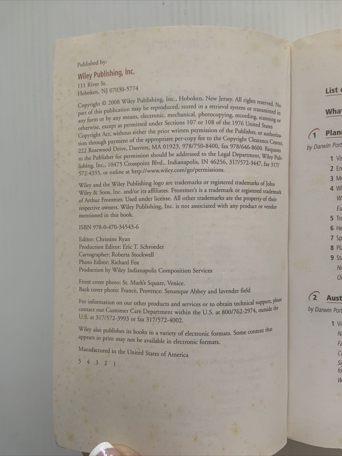 FROMMERS EUROPE COMPLETE GUIDES Darwin Porter Danforth Prince PB 10th No Map
