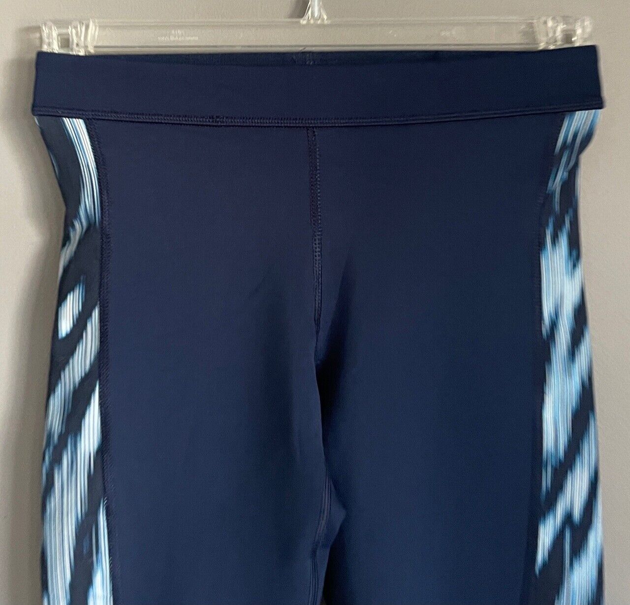 Tween Girl ADIDAS Navy Blue Techfit Climalite Stretch Leggings Size 11 - 12