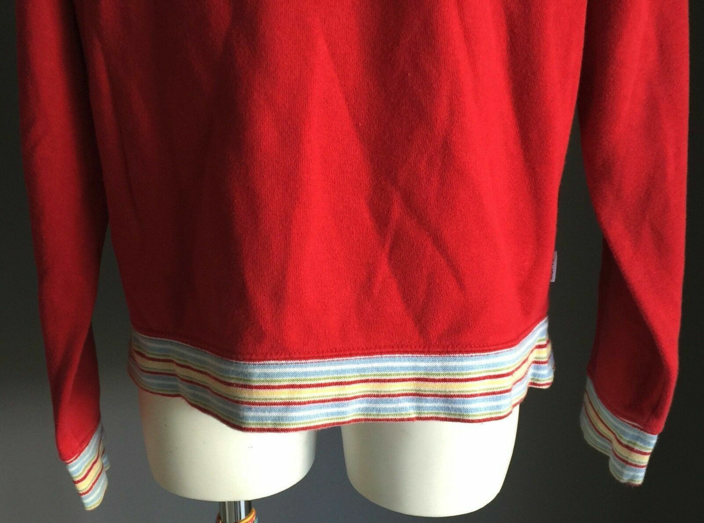 Teen ESPRIT Sweatshirt Red Sweat Shirt Size 13 Yrs Fab Retro Unisex